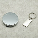 Personalized Compact Case and Key Chain Set