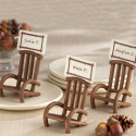 Rustic Elegance Adirondack Chair Place Card-Photo Holder- Set
