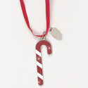 Personalized Glitter Galore Candy Cane Ornament with Easy Engraving