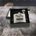 Personalized Wedding Gifts, Stainless Steel Flask Set, Wedding Day Flask, Custom Wedding Gifts