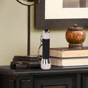Personalized Black 5-LED Flashlight with Keychain