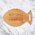 Fish Shaped Cutting Boards for Kitchen, Personalized Kitchen Gifts, Bamboo Shaped Cutting Board, Custom Kitchen Gifts for Women