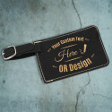 Personalized Leatherette Luggage Tag