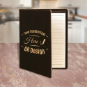 Personalized Leatherette Portfolio with Notepad