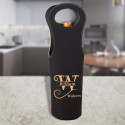 Personalized Leatherette Wine Bag with Name