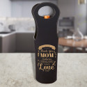 Personalized Mothers Day Wine Gift, Leather Wine Bag for Mom, Happy Mother's Day Gifts