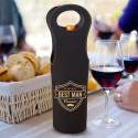 Personalized Best Man Wine Bag, Leather Wine Bag, Custom Best Man Gifts