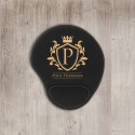 Personalized Leather Mouse Pad, Customized MousePad with Wrist Rest Support