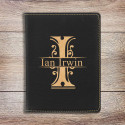 Personalized Leatherette Passport Holder with Name