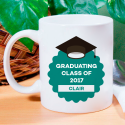 Graduating Class of 2017 Personalized Mug With Name Printed On It