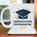 Congratulation for Graduating Personalized Mug With Name Printed