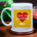 I Love My Grandma! Mug Beautifully Personalized With Name Printed