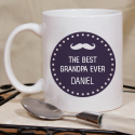 Brightly Designed the Best Grandpa Ever Personalized Mug Name Printed