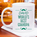 A Well Built World’s Best Grandpa Mug Personalized With Name Printed