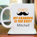My Grandpas Is The Best! Personalized With Fully Name Printed Mug