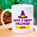 Have A Great Halloween Personalized Mug With Name Printed On It
