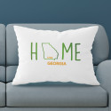 Personalized Georgia Pillow Case with Home State Design