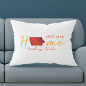 Personalized Iowa Pillow Case with Home State Design