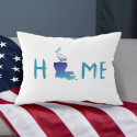 Personalized Louisiana Pillow Case with Home State Design