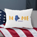 Personalized Maine Pillow Case with Home State Design