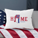 Personalized Mississippi Pillow Case with Home State Design