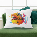 Personalized Illinois Pillow Case