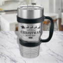 Personalized Christmas Tumbler 30 Oz, Tumbler with Optional Handle, Custom Christmas Gifts