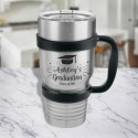 Personalized Graduation Tumblers, 30 Oz Tumbler with Optional Handle, Customized Graduation Gifts