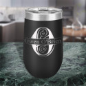 Personalized Vacuum Insulated Tumbler 16 oz, Stemless Wine Glass