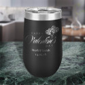 Valentines Day Tumbler for Him, Valentines Wine Glass 16 oz. Vacuum Insulated Tumbler, Personalized Valentines Gifts