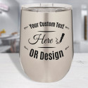Personalized Camel Wine Glass, Stainless Steel Vacuum Insulated