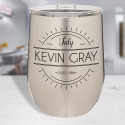 Personalized Birthday Tumbler, Stainless Steel Vacuum Insulated Tumbler, Birthday Gift with Birth Month