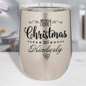 Christmas Stainless Tumbler Personalized, Camel Wine Glass, Vacuum Insulated Tumbler, Custom Christmas Gift Ideas
