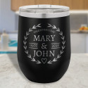 Personalized Valentines Tumbler for Men, Valentine Wine Glass, Vacuum Insulated Tumbler, Custom Valentines Day Gifts