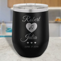 Personalized Wedding Gifts, Vacuum Insulated Tumbler for Wedding, Stemless Wine Glass, Wedding Gifts Custom