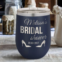Customized Bridal Shower Favors, Personalized Vacuum Insulated Tumbler 12 Oz, Bridal Shower Gifts