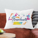 Personalized Massachusetts Pillow Case