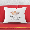 Personalized Mrs. Queen of the House Pillow Case for Her