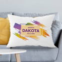 Personalized North Dakota Pillow Case