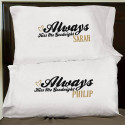Always Kiss Me Goodnight Pillowcase Set