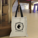 Personalized Birthday Zodiac Signs Cotton Tote Bag with Black Handles