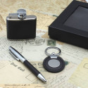 Personalized Flask, Pan and Keyring Set