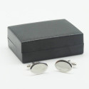Personalized Silver Cufflink Oval