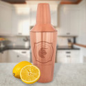 Personalized Birthday Choice 28 oz. Copper Plated Stainless Steel Bar Shaker with Zodiac Signs