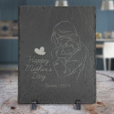 Personalized Mothers Day Decor Signs, Slate Plaque with Plastic Feet, Mother's Day Plaque, Custom Gifts for Mom