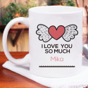 Beautiful I Love You So Much Personalized Mug for Valentine Day