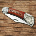Personalized Laserbits Vintage Stainless Steel Pocket Knife