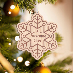 Personalized Star Shaped Merry Christmas Ornament