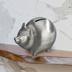 Personalized Large Piggy Bank with Matte Finish