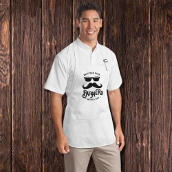 Personalized Fathers World Day Apron With Pouch Pockets
